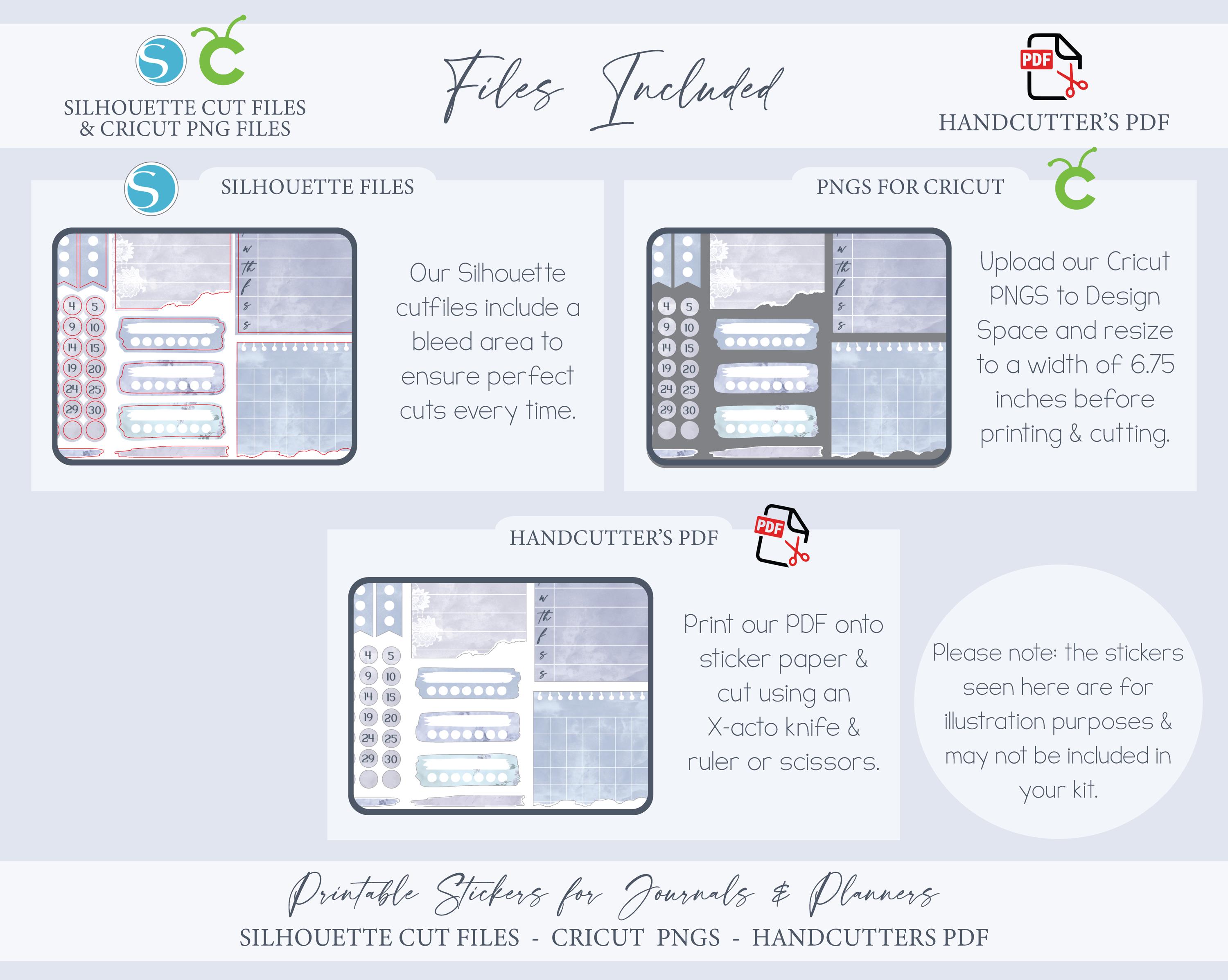Spring Printable Add on Vertical Weekly Planner Sticker Kit - April ...