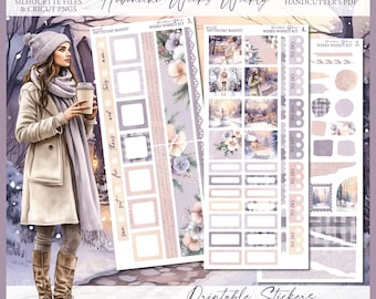 Printable Hobonichi Weeks Weekly Planner Kit - A Fall Walk | Foil Ready ...
