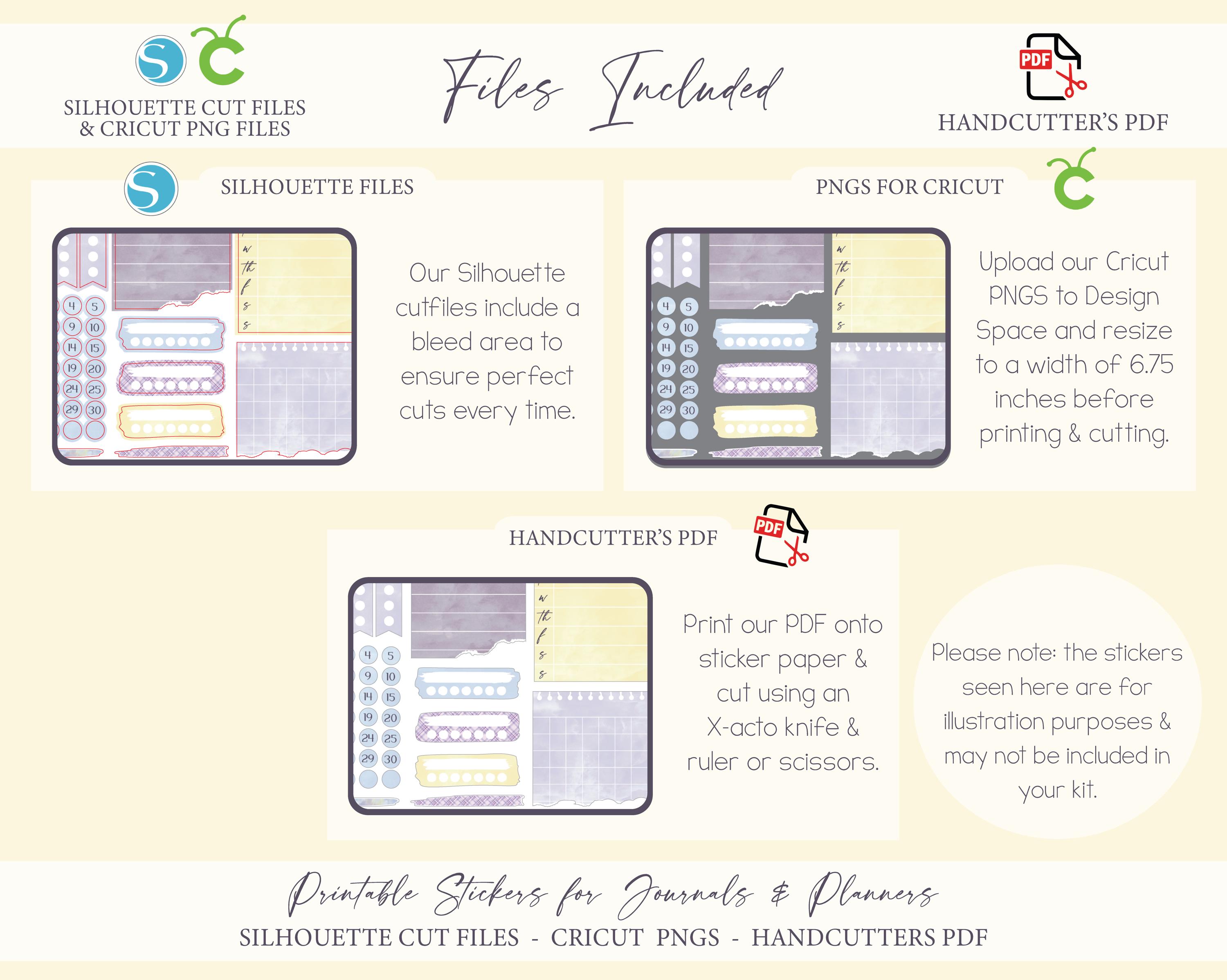 Spring Printable Hobonichi Cousin Weekly Planner Kit - Lavender Honey ...