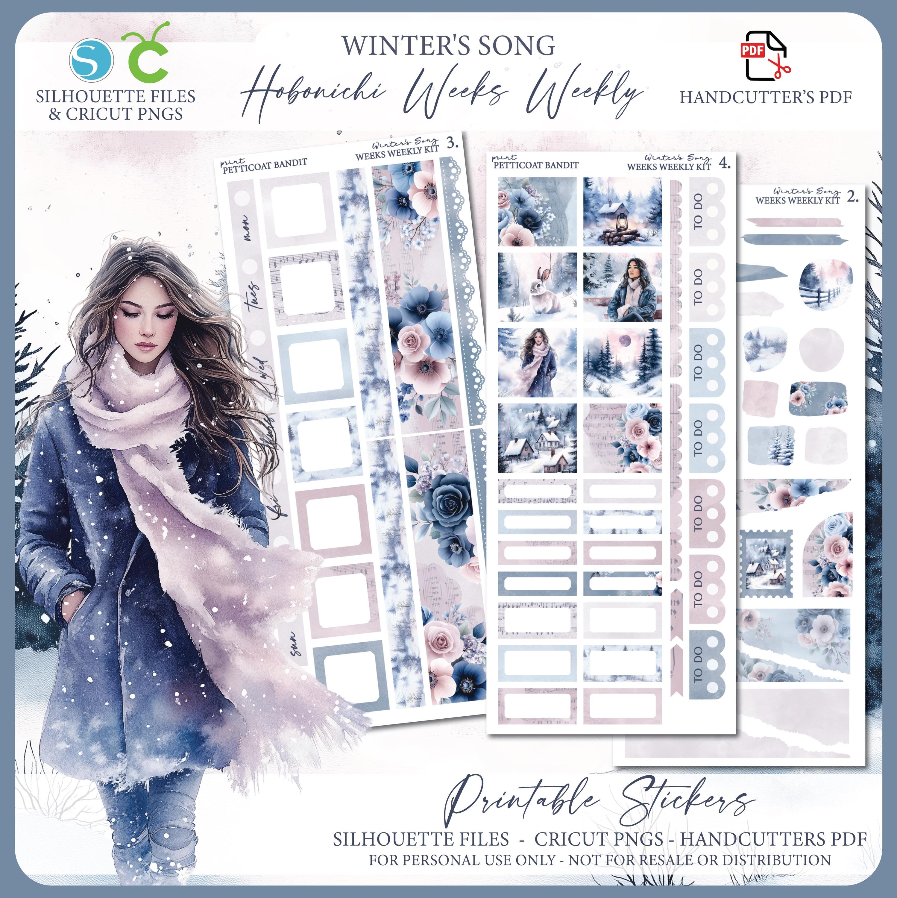 Printable Hobonichi Weeks Weekly Planner Kit - Winter's Song ...