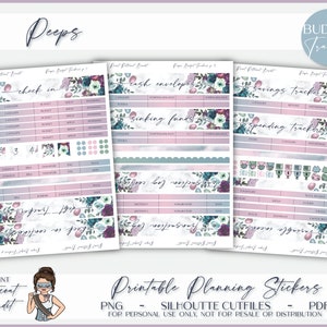 Printable Erin Condren Monthly Budget Bundle | Budget Planner Sticker ...