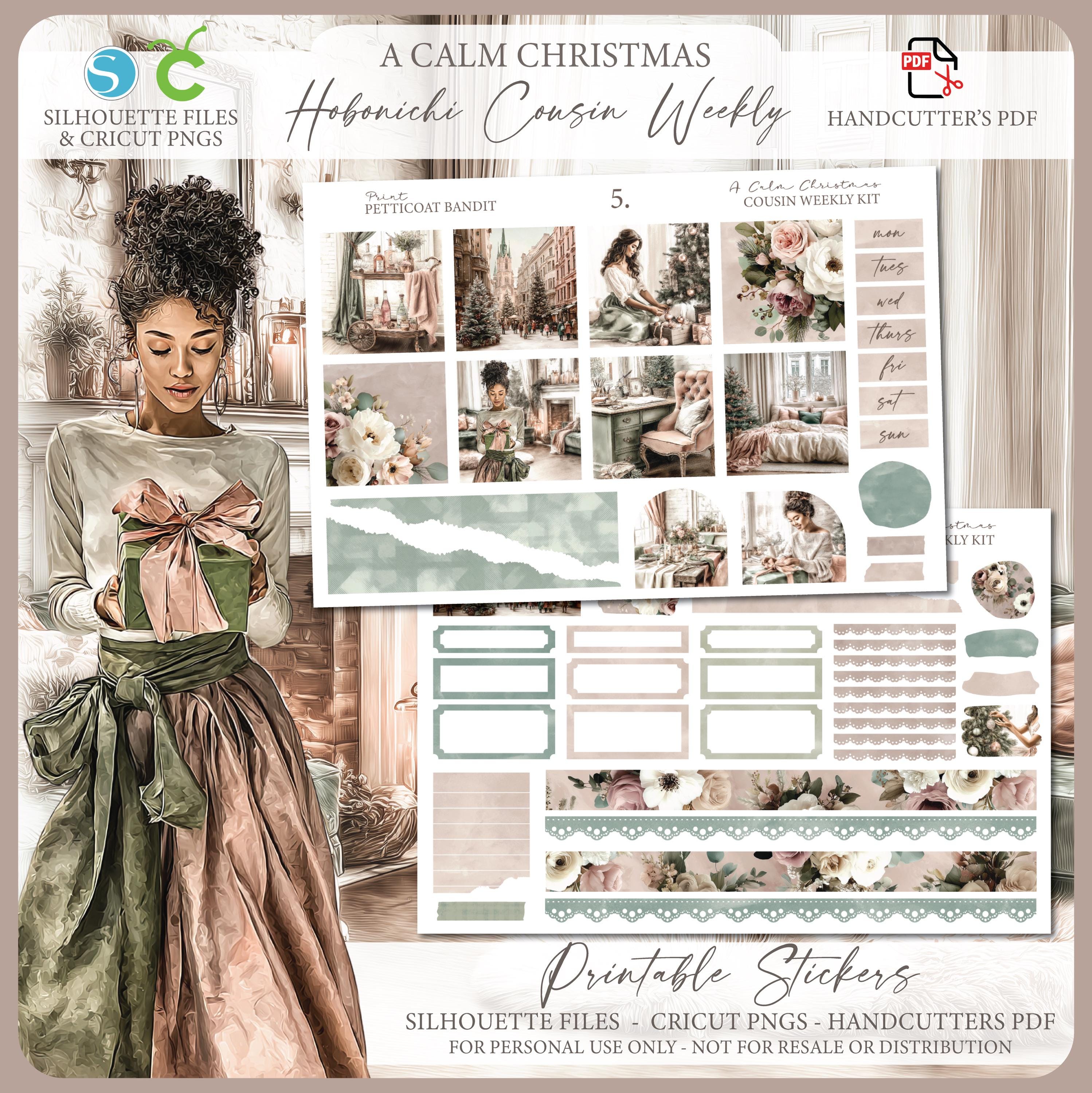 Printable Hobonichi Cousin Weekly Planner Kit - A Calm Christmas ...