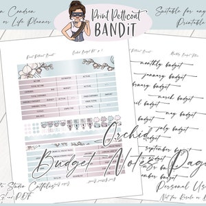 Printable Erin Condren Monthly Budget Bundle Budget Planner - Etsy