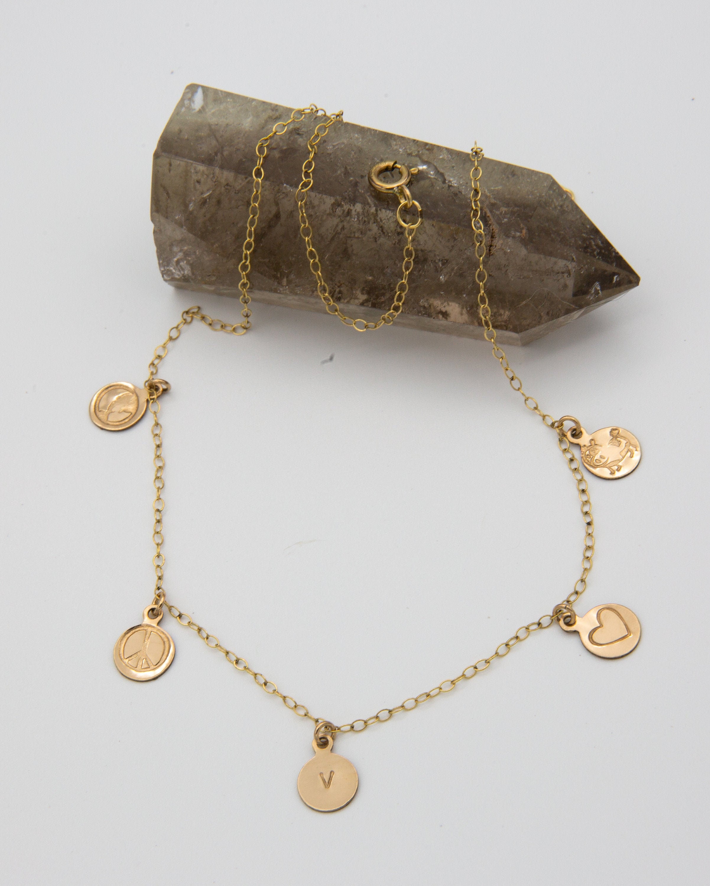 Why im vegan charm necklace