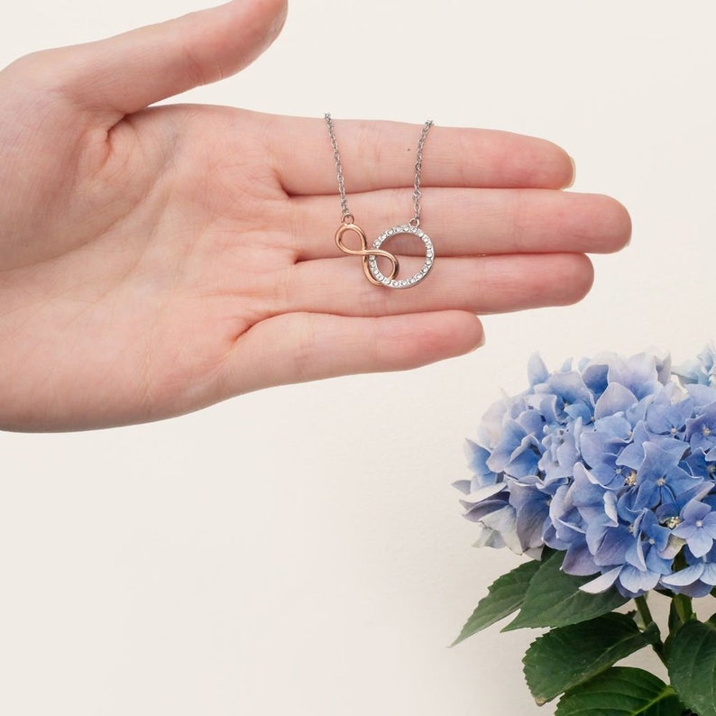 Bestie Infinite Bond - Infinity Circle Necklace - Etsy