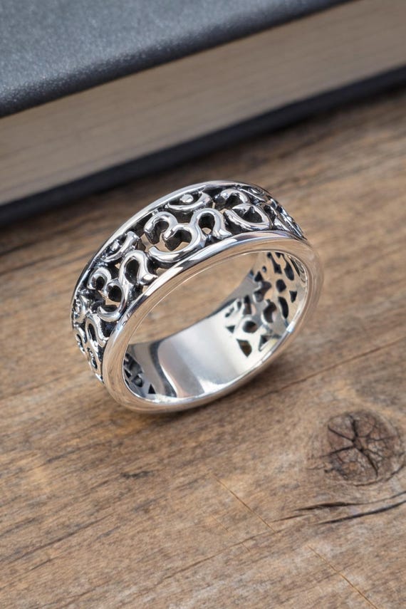 Handmade 925 Sterling Silver Rings – Unisex, All Sizes, Onyx Stone, Hallmarked, Made In Turkey