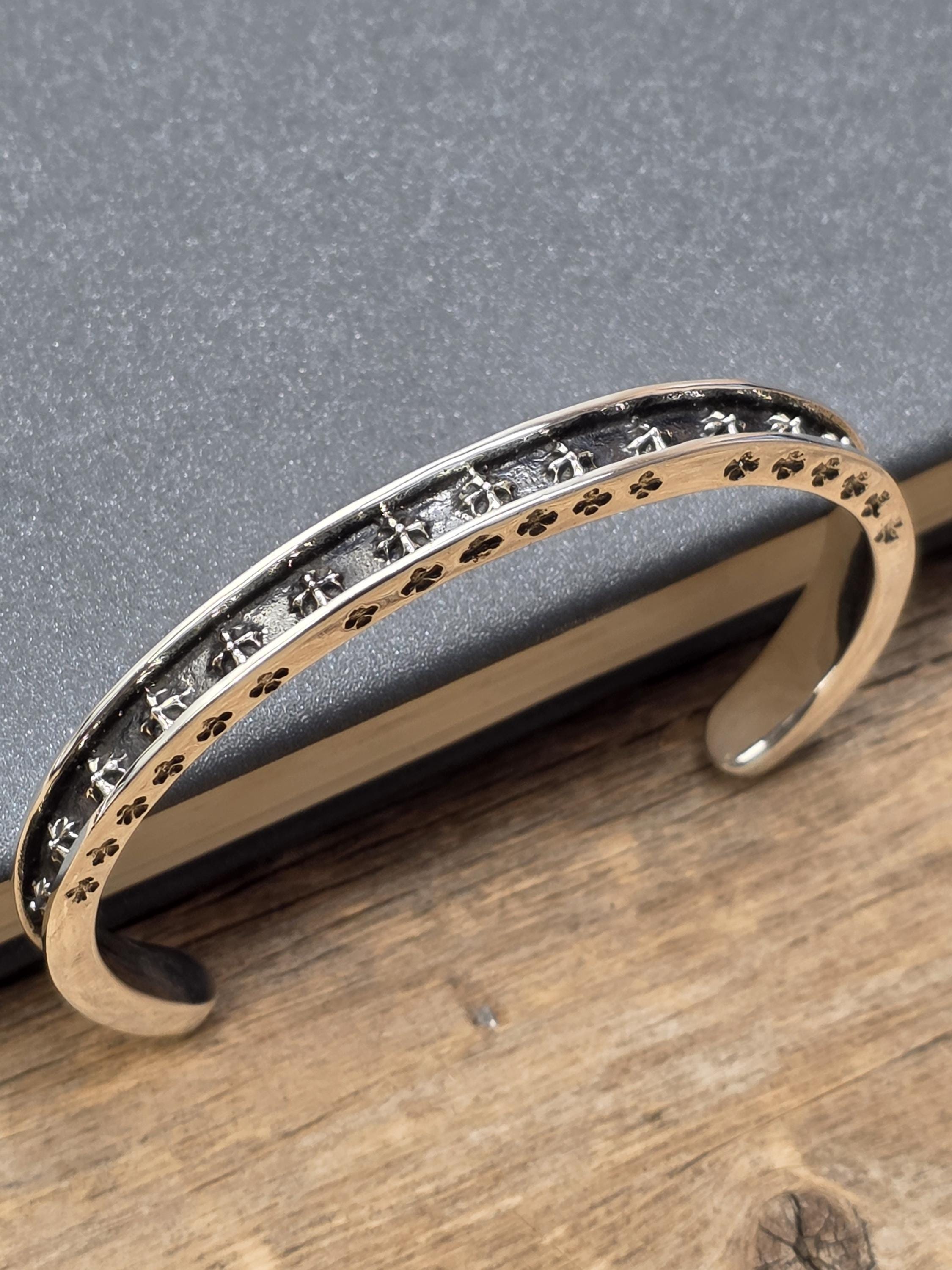 Bracciale Boho Turchese - Bracciale tribale in argento regolabile