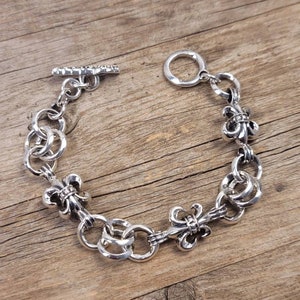 ☆MARS MARK☆ Fleurdelis Linker Bracelet No2 M98 STARSHINE w/ FLEUR DE LIS BRACELET – Royal Order