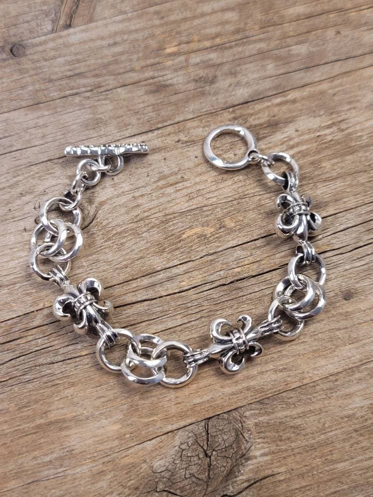 【HYERES LOR】25SS★ Essence Silver (W) Flower Bracelet il_fullxfull.2927042510_d9gl.jpg