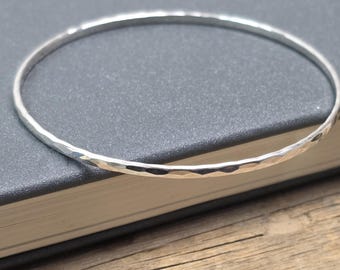 925 Sterling Silver Wave Cuff Bracelet | Minimalist Silver Bangle