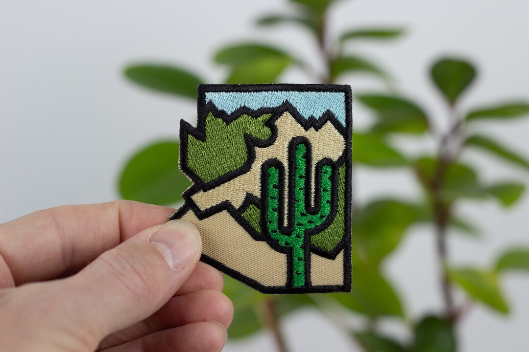Arizona Embroidered Iron on Patch Jacket Patch Clothing Patch Arizona