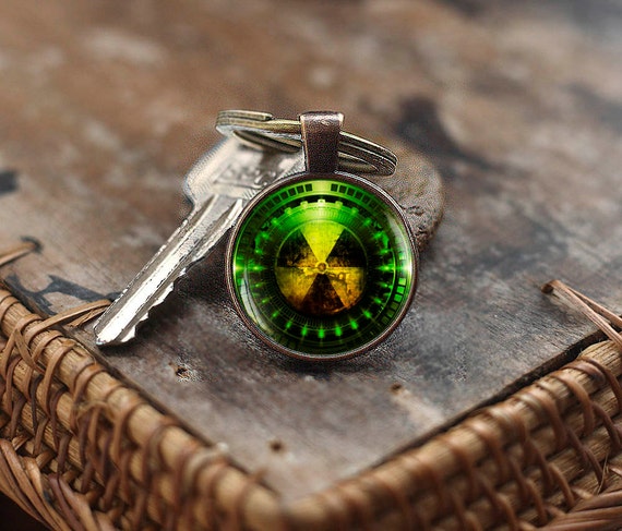 Strahlung Gefahr Symbol Schlüsselanhänger, radioaktiven Chemie Schlüsselanhänger, Physik Schlüsselanhänger, Sci Fi Science Schlüsselanhänger, Fallout Strahlung Gefahr Symbol Schlüsselanhänger, radioaktiven Chemie Schlüsselanhänger, Physik Schlüsselanhänger, Sci Fi Science Schlüsselanhänger, Fallout