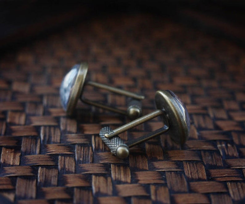 Vintage Color Wheel Cufflinks vintage French color wheel gift for Art Teachers Students Retro artist Cufflinks Artists Cufflinks