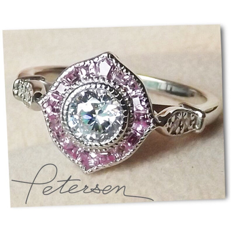 Awesome Gold Vintage Sapphire Engagement Rings