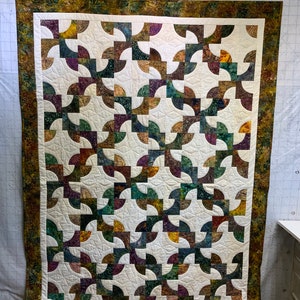 Drunkards path quilt