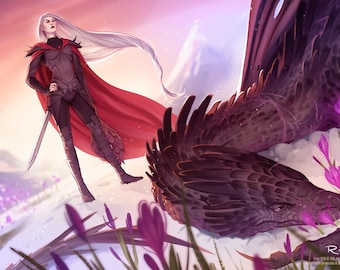 Witch Hazel -Heir of Fire / Throne of Glass Officially Licensed Print (PREORDER)