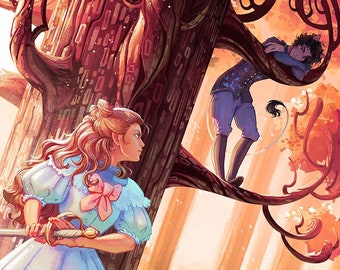 We&#39;re All Mad Here -Officially Licensed &quot;The Folk of the Air&quot; Print