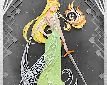 Fire Breathing Queen -Kingdom of Ash / Throne of Glass Officially Licensed Print
