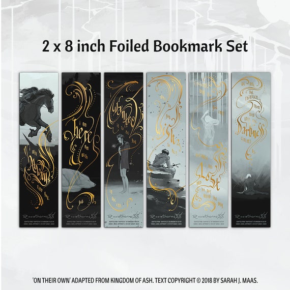 Lord of the Rings Bookmarks Set of 4 Printable Lord of the Rings
