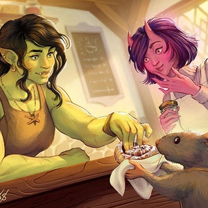 Finer Tastes -Officially Licensed LEGENDS & LATTES Print