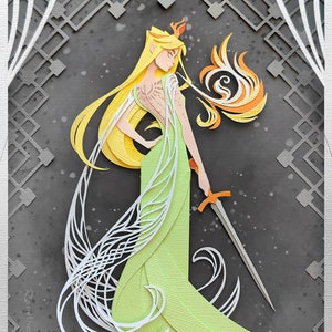 Fire Breathing Queen -Kingdom of Ash / Throne of Glass Officially Licensed Print