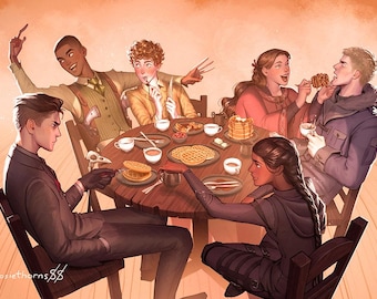 You're Better Than Waffles- Six of Crows Print