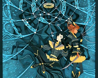 Web of Guise -Officially Licensed &quot;The Folk of the Air&quot; Print