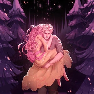 Black Shimmer -Officially Licensed &quot;The Ballad of Never After&quot; Print