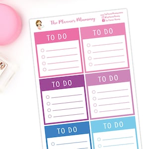 8 x To Do List Errands Memo Event Reminder Stickers Planner Diary Calendar Kikki K Erin Condren School Concert Musical Meeting