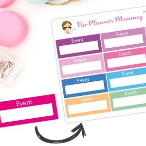 Event Reminder Stickers Planner Diary Calendar Kikki K Erin Condren School Concert Musical Meeting