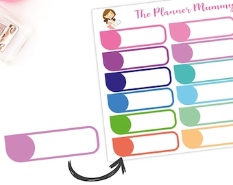 Blank Event Reminder Stickers Planner Diary Calendar Kikki K Erin Condren School Concert Meeting School