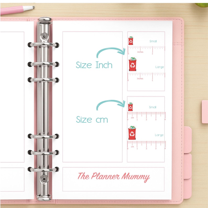 56 or 20 x Recycling Green Waste Bin Rubbish Garbage Day Chores Reminder Planner Stickers Organiser Kikki K Erin Condren Happy Planner image 9
