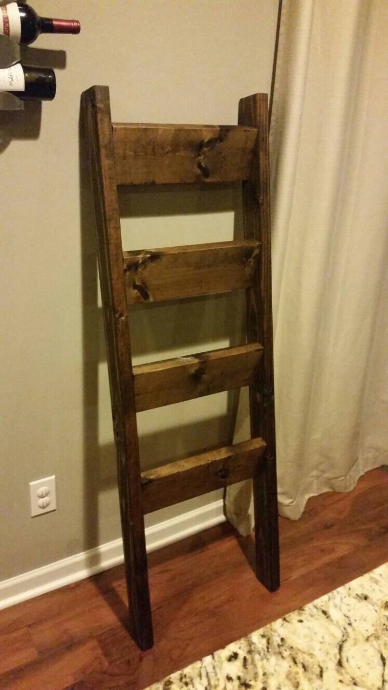 Rustic Blanket Ladder Etsy
