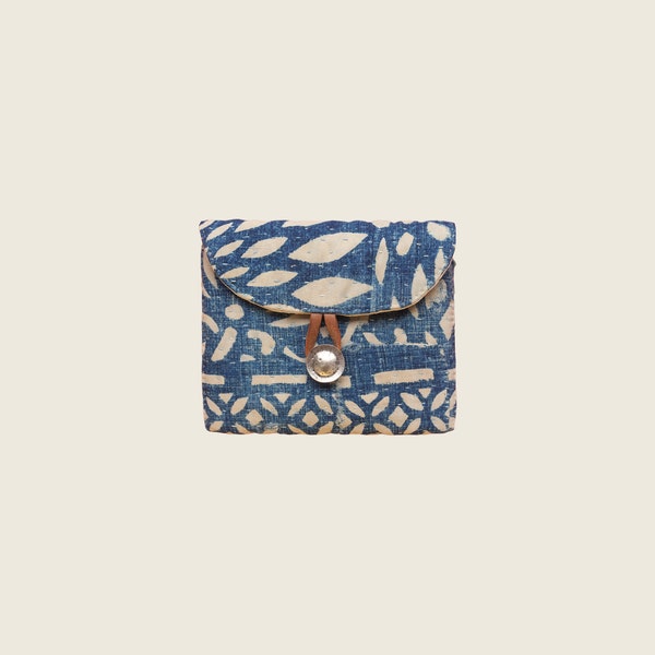 Hand Stitched Indigo Patched Pocket, Boro Indigo Bag, Upcycled Vintage Fabric Bag, Sashiko Bag, Distressed Bag, Wabi Sabi Bag