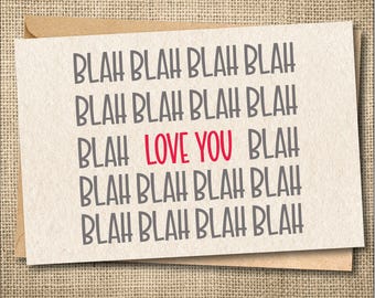 Funny Love Card | Sarcastic Anniversary Relationship Greeting (A2 Size)