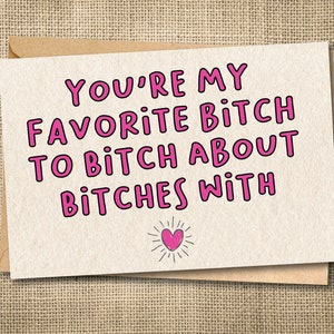 Galentines Karte, Karte für besten Freund, lustige beste Freundkarte, lustige Freundkarte, beste Hündinnen Karte, bester Freund Karte, BFF Karte, lustige Karte