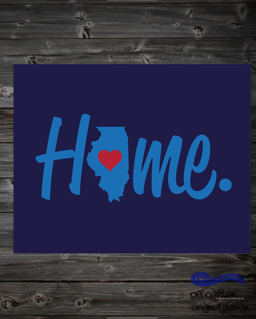 Chicago Print, Chicago Wall Art, Chicago 8x10 Print, Home Art, State