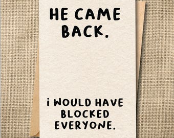 Funny Christmas Cards: Sarcastic holiday card