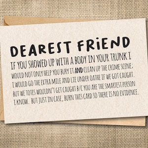 Best Friend Birthday Card, Funny Birthday Card, Bday card best friend, Birthday card friend, Funny bday card, Thinking of you card friend