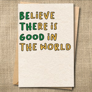 Be The Good Karte - Be a Good Human Karte - Motivationszitat Karte - Inspirationskarte - Motivationskarte - Be The Good, Abschlusskarte