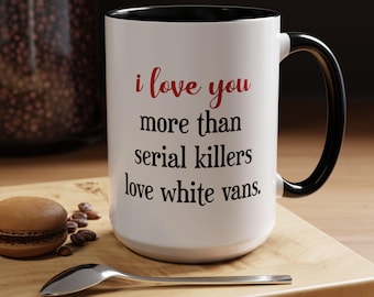 Dark Humor Coffee Mug: Serial Killers, Twisted Gift