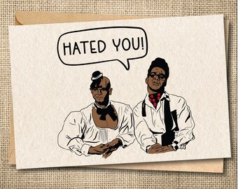 Snarky Breakup Card, Anonymous Revenge Greeting, Petty Message (Handwritten Option)