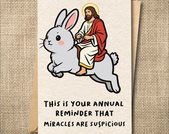 Funny Jesus Card: Snarky Easter, YOLO