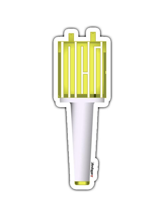 nct lightstick sticker etsy