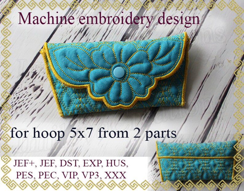 Machine embroidery designs. eyeglass case embroidery designs. Etsy