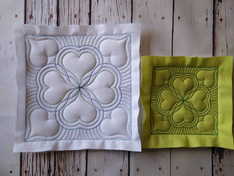 Quilting flowerwreath ITH Quilt block. Quilt block Machine embroidery designs quilt by the block square trapunto embroidery designs