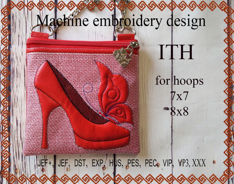 Cosmetic bag embroidery designs butterfly zippered bag travel Etsy