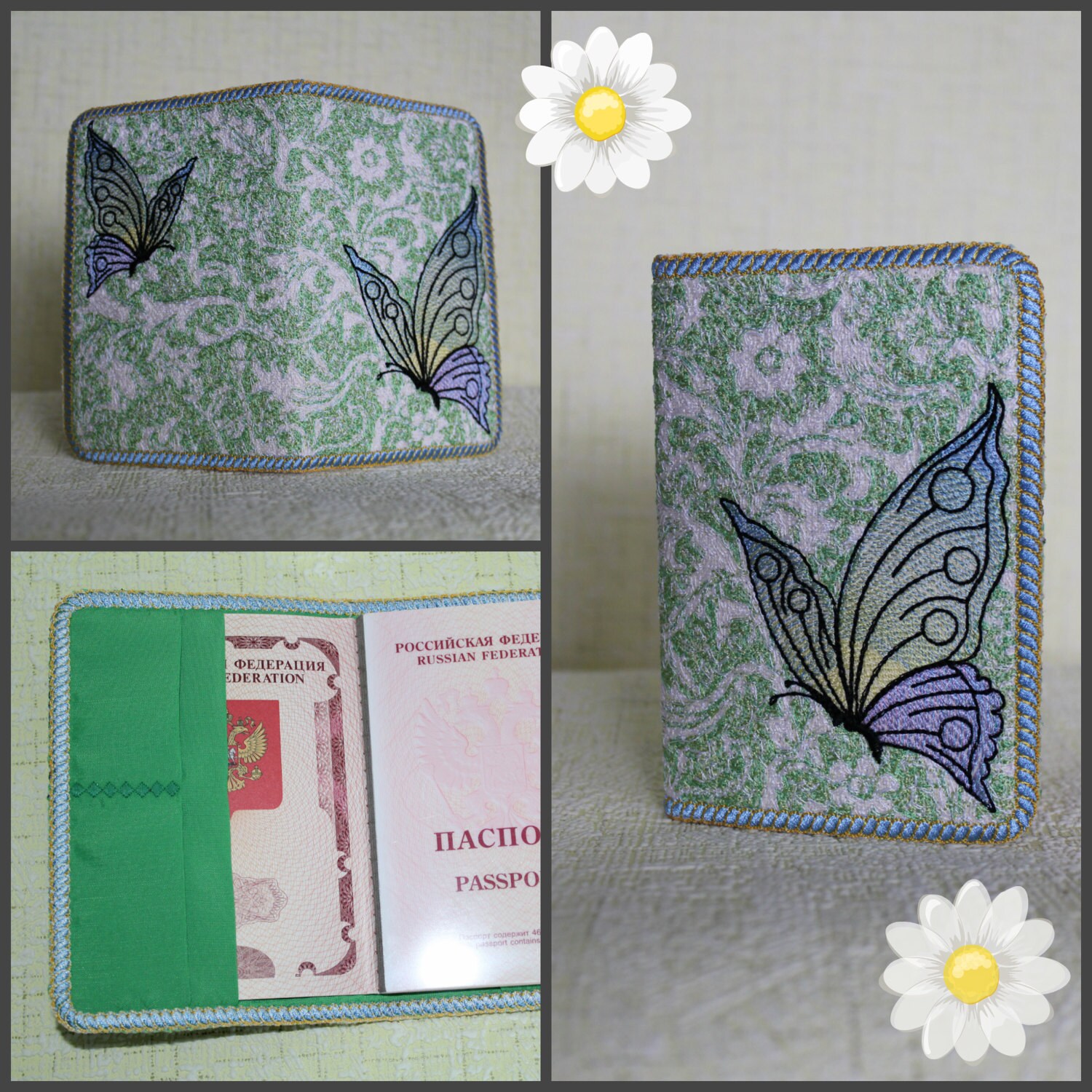 Machine embroidery designs passport cover in the hoop  etsy Machine embroidery designs passport cover in the hoop  etsy