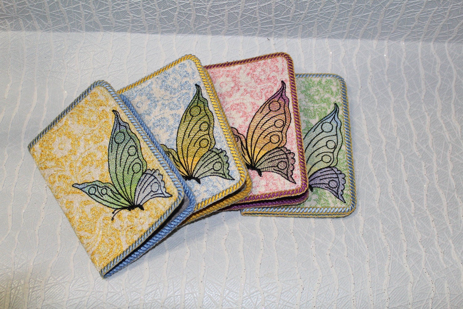 Machine embroidery designs. Passport cover In the Hoop. Etsy