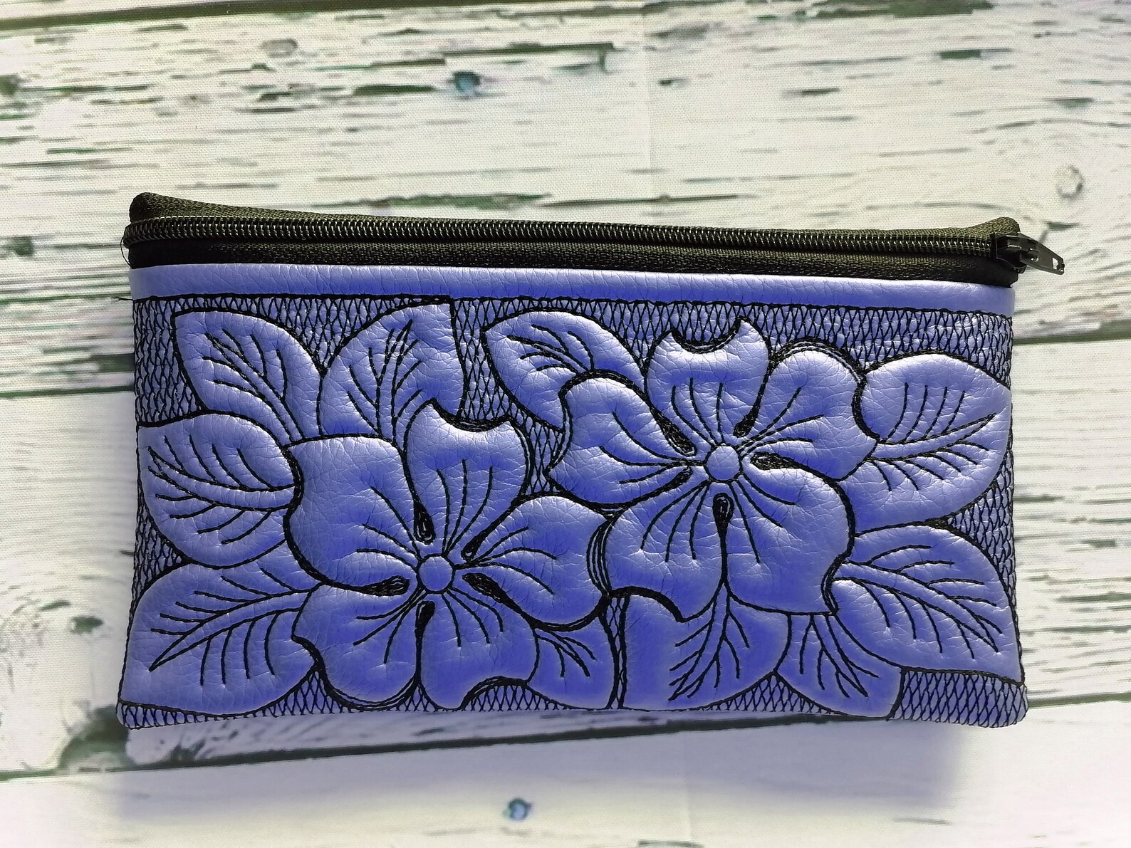 ITH bag pattern Cosmetic bag embroidery designs In the hoop Etsy